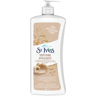 St Ives Body Lotion Oatmeal & Shea Butter  600 ml, $1.05/100ml