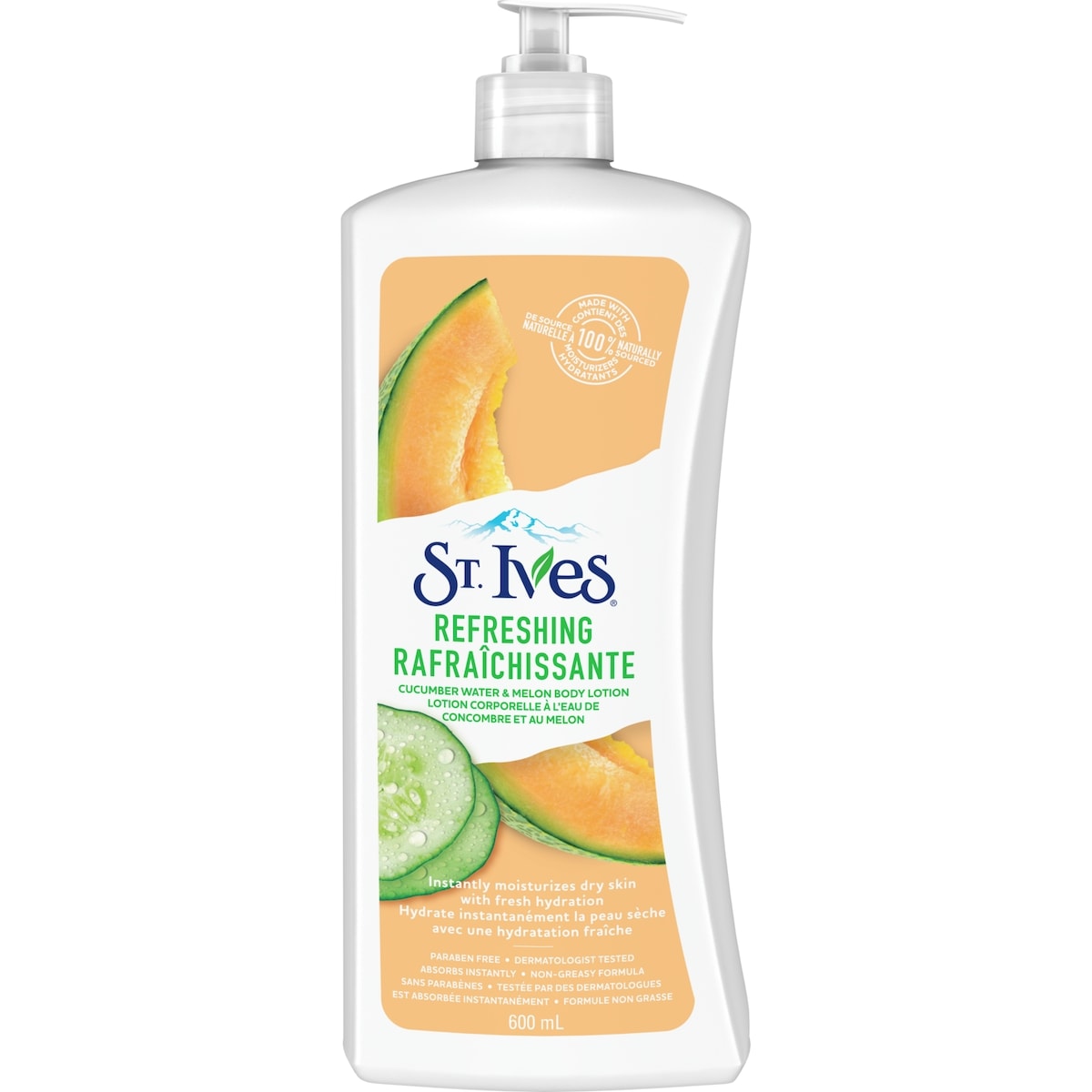 St Ives Body Lotion Cucumber Water & Melon 600 ml, $1.23/100ml