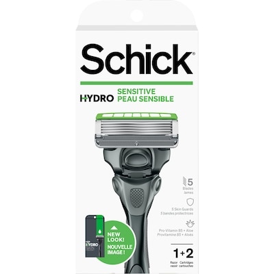 Schick Hydro Sensitive Men's Razor 2 Razor Blade Refills 1 ea, $14.49/1ea