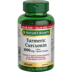 Nature's Bounty Turmeric Curcumin Plus Black Pepper, 1000 mg 90 ea, $0.30/1ea