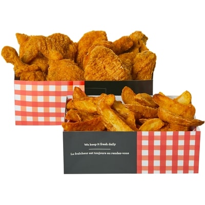 null 8 Piece Fried Chicken with Wedges & Mac & Cheese (After 11am) 8x1.0 kg, $1.50/100g