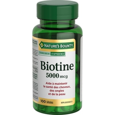 Nature’s Bounty Biotine 100 ea, 0,22 $/1ch