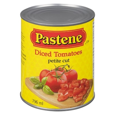 Pastene Petite Cut Diced Tomatoes 796 ml, $0.35/100ml