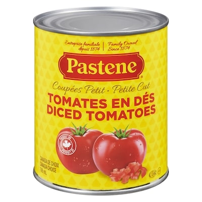 Pastene Tomates en Dés Coupées Petit 796 ml, 0,35 $/100ml
