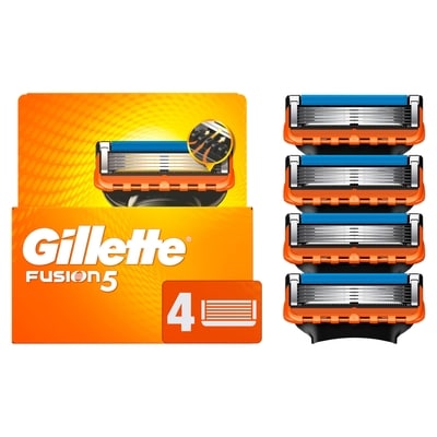 Gillette Razor Refills for Men, 4ct Razor Cartridges, Lubrication Strip, Precision Trimmer for Men, 5-Blade Razor Blades for Close Shave 4 ea, $6.00/1ea