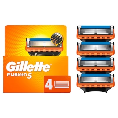 Gillette Cartouches de rechange de rasoir  pour hommes, 4 cartouches de rasoir, bande lubrifiante, lame de précision pour hommes, cartouches à 5 lames de rasoir pour un rasage de près 4 ea, 6,00 $/1ch