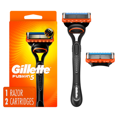 Gillette Razor for Men, 1 Razor Handle, 2 Razor Blade Refills, with Lubrastrip, for a Close Shave 1 ea, $17.49/1ea