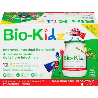 Bio-K+ Kidz Lait Fermenté Fraise 6 x 588 g, 3,74 $/100g