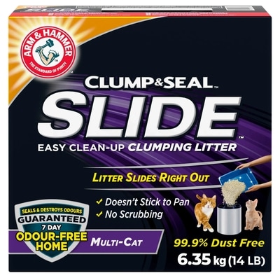 Arm & Hammer Slide Multi-Cat Easy Clean-Up Clumping Litter 6.4 kg, $0.34/100g