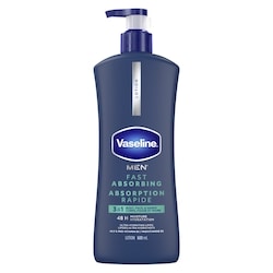 Vaseline Men Lotion Corps, Visage et Mains 3 en 1 hydratation 600 ml, 1,67 $/100ml