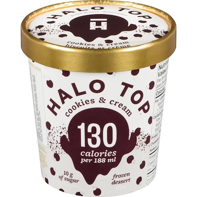 Halo Top Cookies & Cream 473 ml, $1.69/100ml
