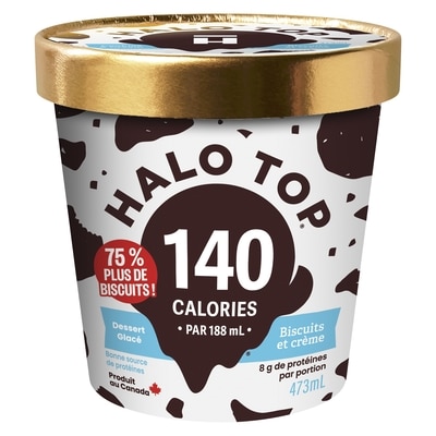 Halo Top Biscuits à la crème 473 ml, 1,27 $/100ml
