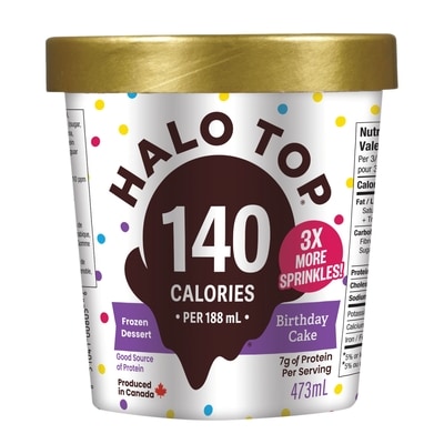 Halo Top Birthday Cake 473 ml, $1.69/100ml