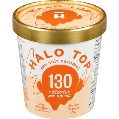 Halo Top Sea Salt Caramel 473 ml, $1.58/100ml