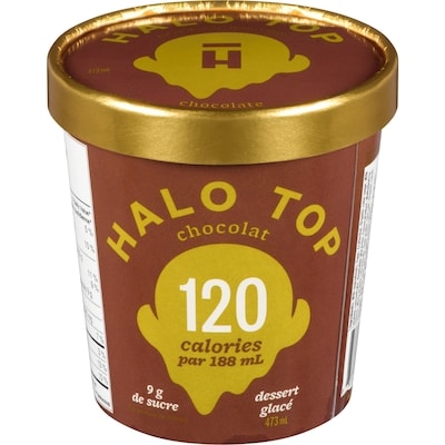 Halo Top Dessert glacé chocolat 473 ml, 1,69 $/100ml