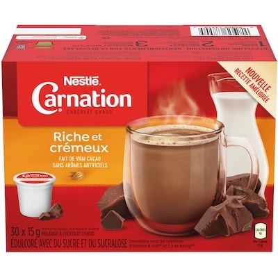 Carnation Rich And Creamy Hot Chocolate For Keurig 450 g, $6.00/100g
