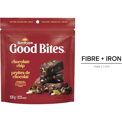 SunRype Good Bites Chocolate Chip Bites 150 g, $3.99/100g
