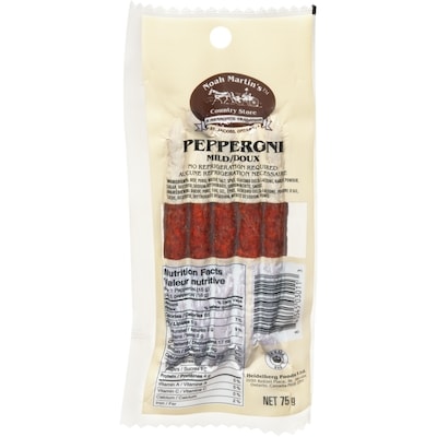 Noah Martin Country Store Pepperoni Mild 75 g, $6.65/100g