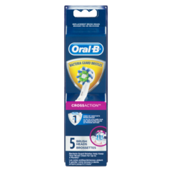 CrossAction Replacement Brush Head, 5-Pack