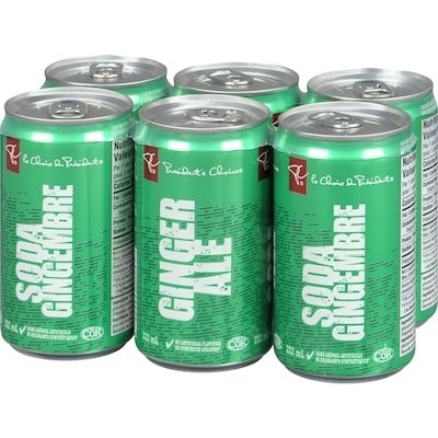 Mini soda au gingembre, 6&nbsp;canettes