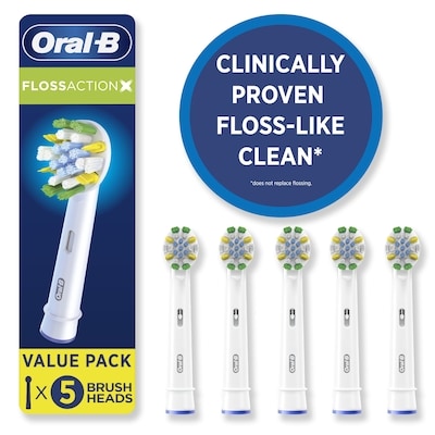 Oral B FlossAction XFilaments Brush Heads (5) 5 ea, $9.00/1ea