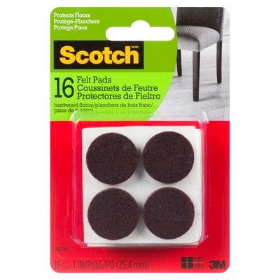 Scotch 16 Felt Pads 25.4 mm