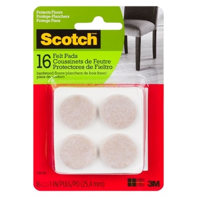 3 M 16Coussinets de Feutre 25.4 mm 1 ea, 6,50 $/1ch