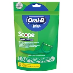 Oral B Glide Complete with Outlast Mint Flavour Floss Picks, 150 Count 150 ea, $0.07/1ea
