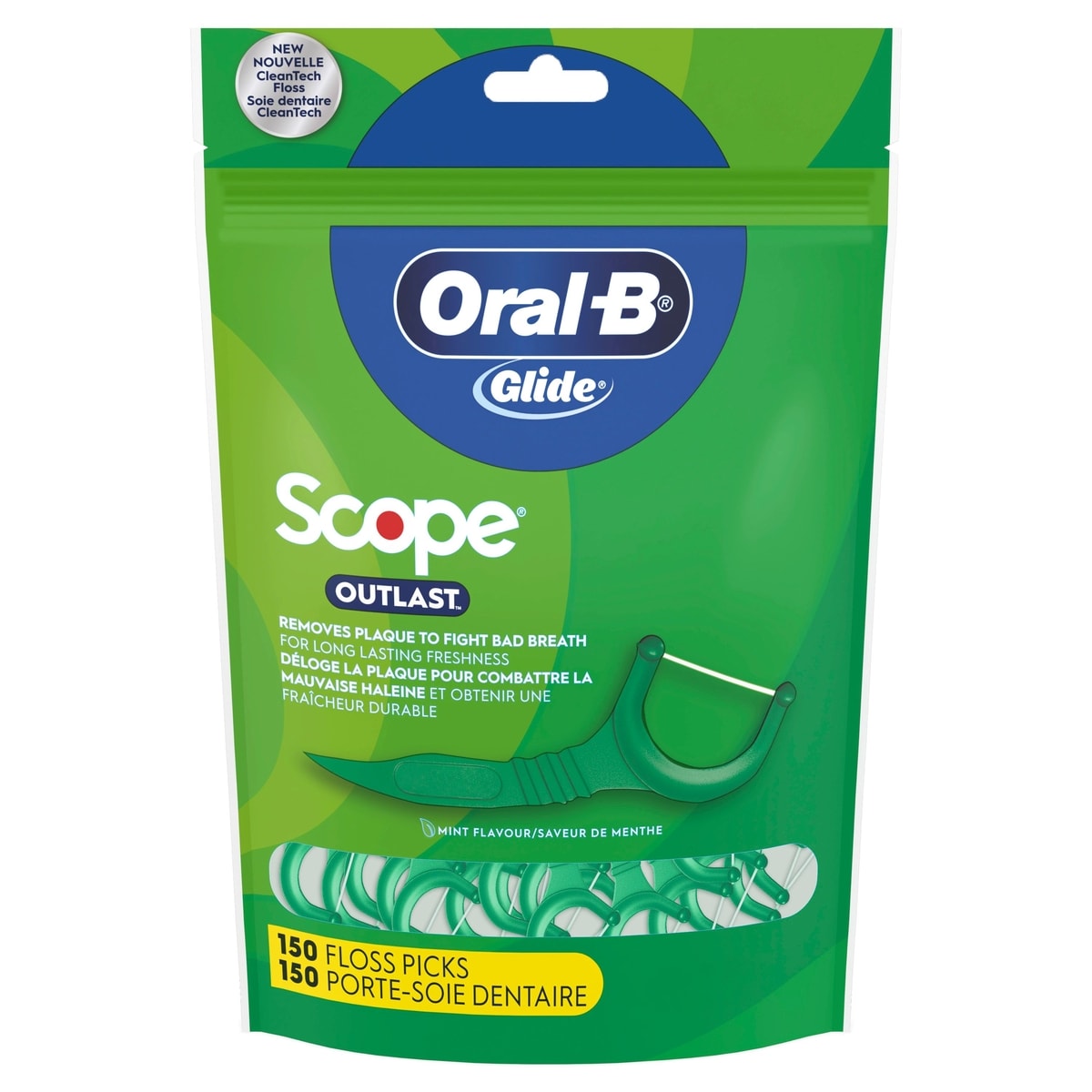 Oral B Glide Complete Floss Long Lasting Mint 150ct 150 ea, $0.07/1ea