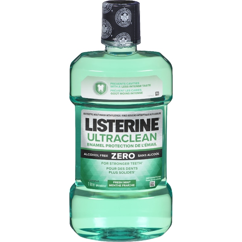 Ultraclean Zero Enamel Protection Antiseptic Mouthwash, Fresh Mint, Alcohol Free