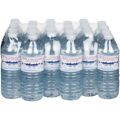 Real Canadian Spring Water  24x500.0 ml, $0.03/100ml