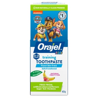 Orajel Kids Fluoride-Free Training Toothpaste PAW Patrol™ 42.5 g, $11.27/100g