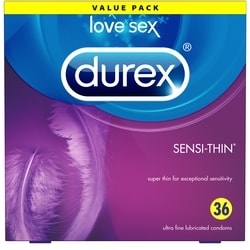 Durex Condoms, Sensi-Thin Lubricated 36 ea, $0.72/1ea