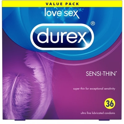Durex Condoms, Sensi-Thin Lubricated - 36 ea | Zehrs