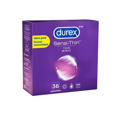 Durex Sensi-Thin Extra Lubricated Latex Condoms 36 ea, $0.72/1ea