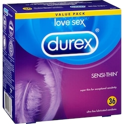 Durex Sensi-Thin Extra Lubricated Latex Condoms - 36 ea | Zehrs Durex Sensi-Thin Extra Lubricated Latex Condoms - 36 ea | Zehrs