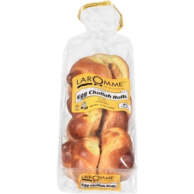 Laromme Kosher Premium Egg Challah Rolls 6 Pack 368 g, $2.17/100g
