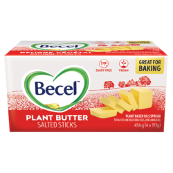 Becel Margarine Salted Plant-Based Sticks 454 g, $1.17/100g
