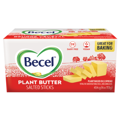 Becel Salted Plant Butter Sticks 454 g, $1.21/100g