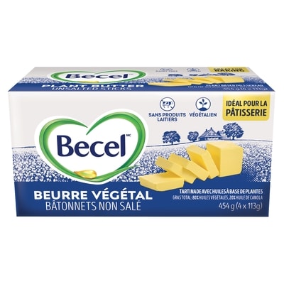 Becel Beurre végétal – bâtonnets non-salés 454 g, 0,88 $/100g