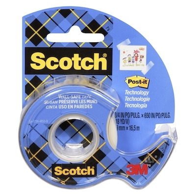 Scotch Wall-Safe Tape 19 Mm X 16,5 M 1 ea, $4.00/1ea