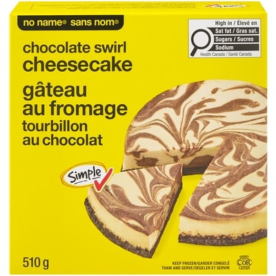 No Name Chocolate Swirl Cheesecake 510 g, $1.37/100g