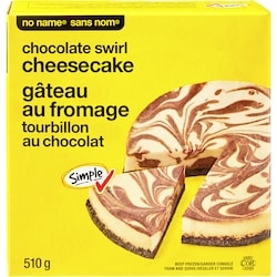 No Name Chocolate Swirl Cheesecake 510 g, $1.18/100g