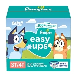 Pampers Easy Ups Training Underwear Boys Size 4 3T4T 100 Count 100 ea, $0.41/1ea