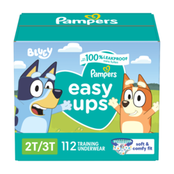 Easy Ups Training Underwear Boys Size 3 2T3T 112 Count