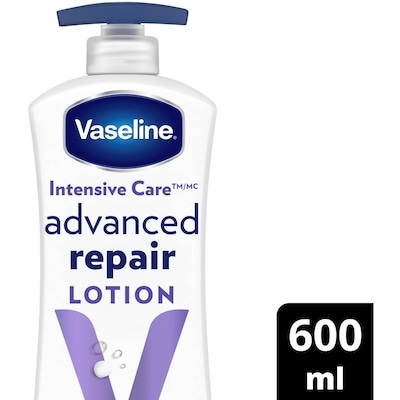 Vaseline Intensive Care™Advanced Repair Lightly Scented Body Lotion with 48H Moisture 600 ml, $1.33/100ml