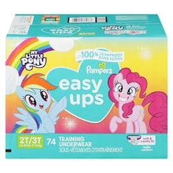 Pampers Easy Ups Training Underwear Girls Size 4 2T-3T 74 Count 74 ea, $0.36/1ea