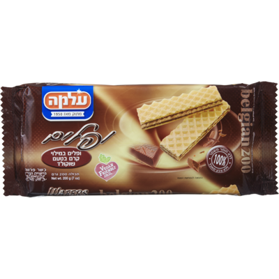 Alma Gaufrettes chocolat belge casher 200 g, 1,00 $/100g