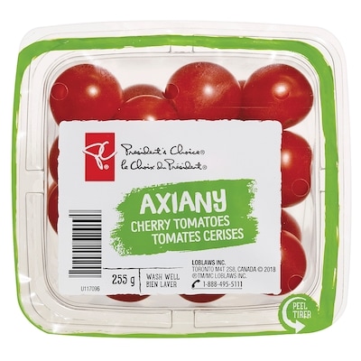 le Choix du Président Tomates cerises Axiany 0.225 kg, 2,44 $/100g