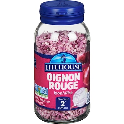Litehouse Oignon rouge lyophilisé 17.5 g, 39,94 $/100g